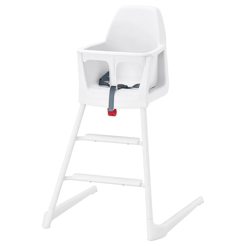 IKEA LANGUR ЛАНГУР, дитячий стілець/стільчик д/годуван, білий 092.525.93 фото №1