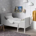 IKEA SUNDVIK СУНДВИК, раздвижная кровать с реечным дном, серый, 80x200 см 494.215.08 фото thumb №2
