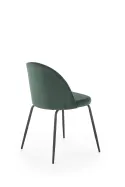Кухонный стул бархатный HALMAR K314 Velvet, темно-зеленый фото thumb №5