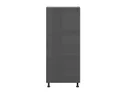BRW Кухонный шкаф для встраиваемого холодильника Tapo Special 60 см левый антрацит экрю, альпийский белый/антрацитовый экрю FK_DL_60/143_L-BAL/ANEC фото thumb №1
