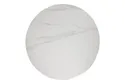 Стіл обідній SIGNAL TALIA, білий мармур / чорний матовий, 120x120 фото thumb №7