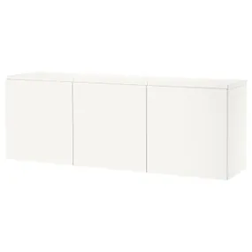 IKEA BESTÅ БЕСТО, комбинация настенных шкафов, белый / Вястервикен белый, 180x42x64 см 994.218.03 фото