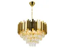 BRW Пятипозиционный металлический подвесной светильник Valetta в золотом цвете 092942 фото thumb №1
