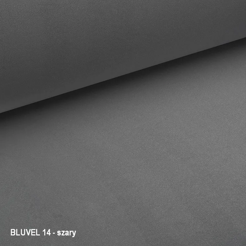 Кровать двуспальная бархатная SIGNAL MARANI, 160x200 см Bluvel 14 - серый фото №3