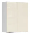 BRW Кухонный верхний шкаф Sole L6 80 см с выдвижным ящиком двухдверный магнолия жемчуг, альпийский белый/жемчуг магнолии FM_GC_80/95_L/P-BAL/MAPE фото thumb №2