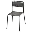 IKEA VIHOLMEN ВІХОЛЬМЕН, стілець, вуличний, темно-сірий 204.633.01 фото thumb №1