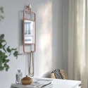 IKEA GRANVÅG ГРАНВОГ, дзеркало, настінне кріплення / рожевий, 22x48 см 505.109.85 фото thumb №5