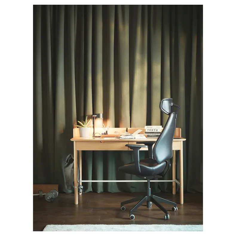 IKEA RIDSPÖ РІДСПЕ, письмовий стіл, дуб, 140x70 см 004.852.24 фото №8