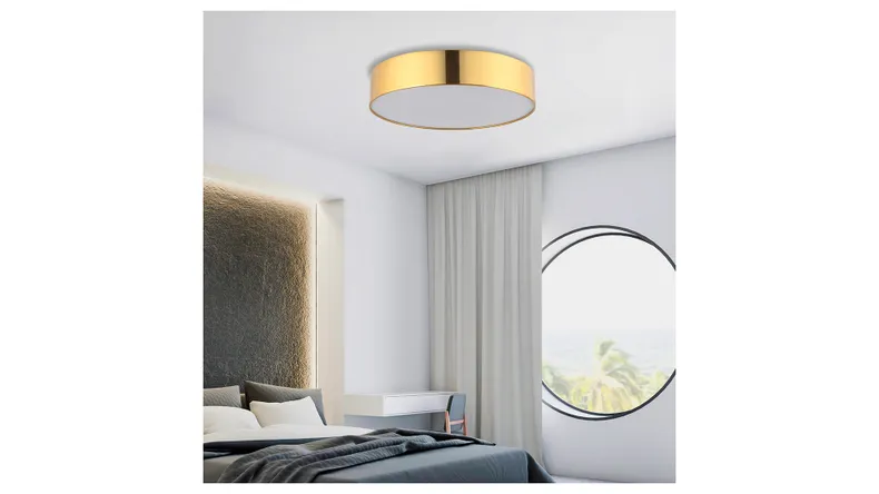 BRW Rondo 4-точечный потолочный светильник 60 см металл золото 087818 фото №8
