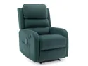 Кресло-реклайнер с электроприводом и функцией массажа бархатное SIGNAL PEGASUS M Velvet, Bluvel 78 - зеленый фото thumb №1