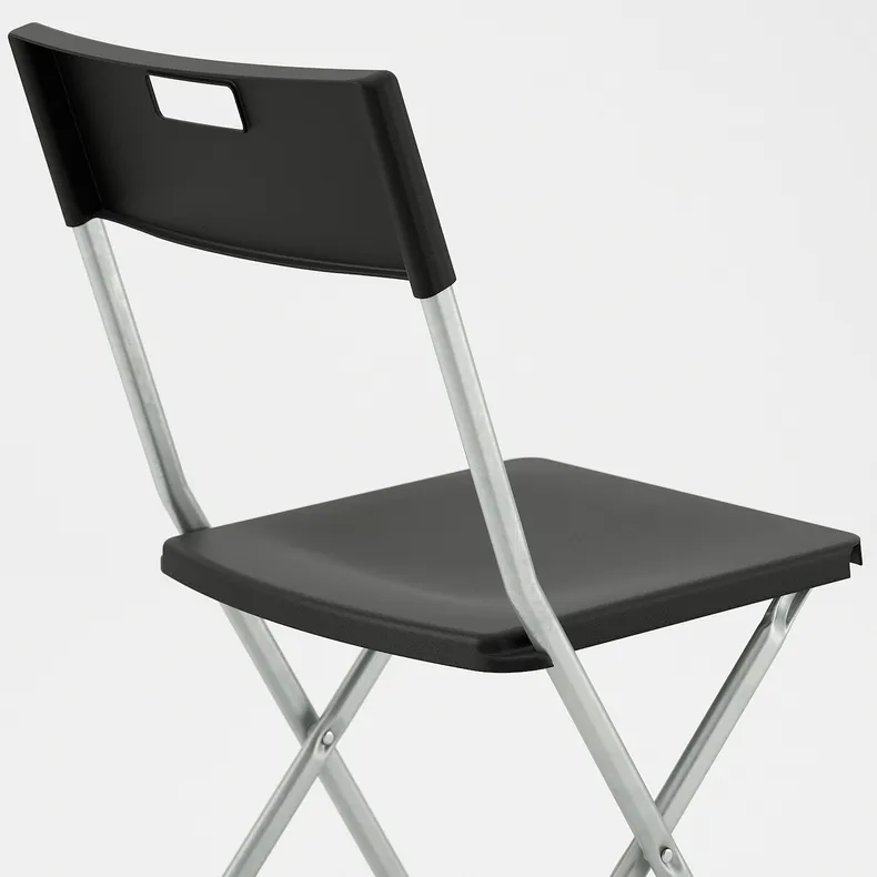 IKEA GUNDE ГУНДЕ, стул складной, черный 002.177.97 фото №6