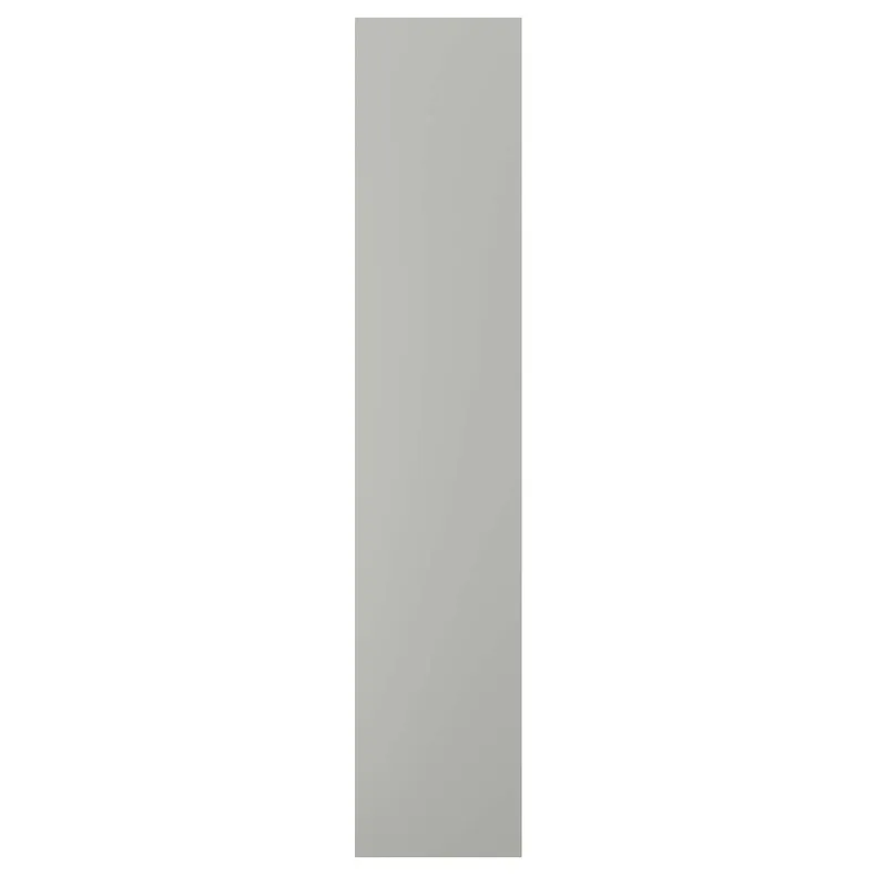 IKEA HAVSTORP ХАВСТОРП, дверь, светло-серый, 40x200 см 605.684.76 фото №1