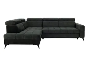BRW Лівосторонній кутовий диван Grant зі спальною функцією без ящика для зберігання зелений, Хвиля 12 NA-GRANT-BL_A_2-GA_BBEFAE фото