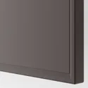 IKEA MERÅKER МЕРОКЕР, дверцята, темно-сірий, 50x195 см 003.115.73 фото thumb №3