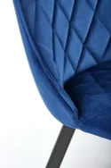 Кухонний стілець HALMAR K450 темно-синій фото thumb №4