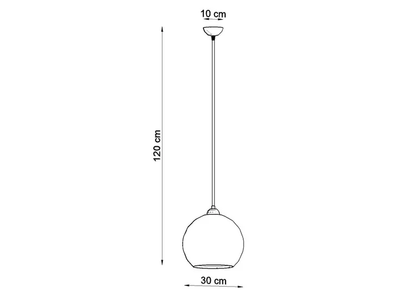 BRW Ball, підвісний світильник 084595 фото №5