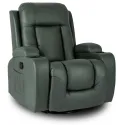 Масажне крісло MEBEL ELITE BOX, екошкіра: зелений фото thumb №9