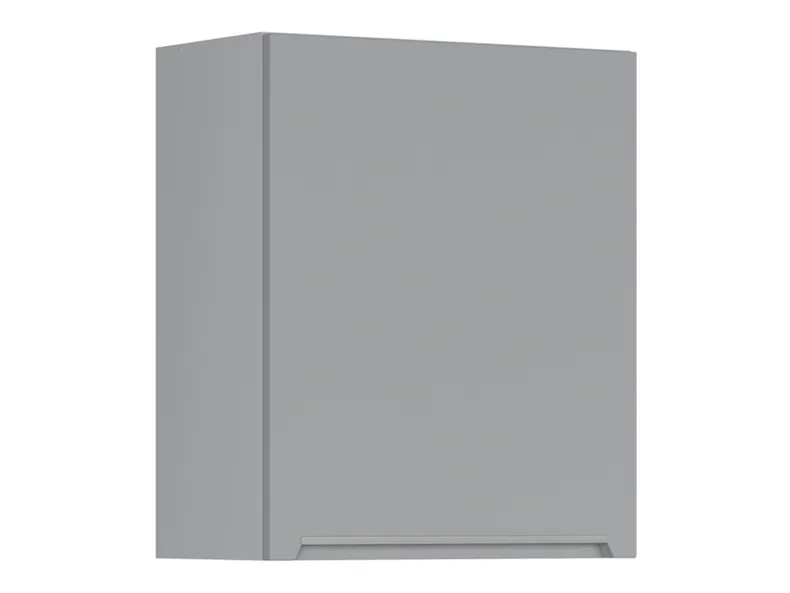 BRW Верхний кухонный шкаф Iris 60 см со сливом слева ferro, гренола серый/ферро FB_GC_60/72_L-SZG/FER фото №2