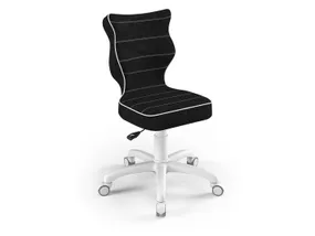 BRW Детский настольный стул черный размер 4 OBR_PETIT_BIALY_ROZM.4_VISTO_1 фото