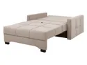 BRW Двухместный диван-кровать Bado с ящиком для хранения велюровый бежевый, Крузе 521 бежевый SO-BADO-2FBK-G2_BBA406 фото thumb №6