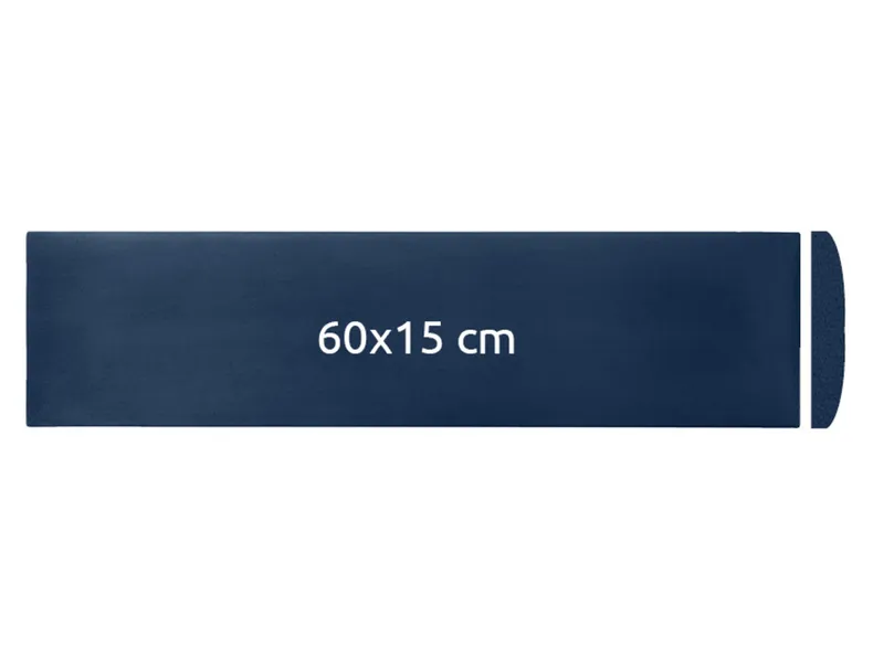 BRW Обитая прямоугольная панель 60x15 см синяя 081236 фото №3