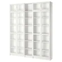 IKEA BILLY БІЛЛІ / OXBERG ОКСБЕРГ, книжкова шафа, білий, 200x30x237 см 490.178.34 фото thumb №1
