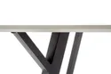 Стол кухонный HALMAR BALROG 140x80 см, каркас - черный, столешница - светло-серая фото thumb №15