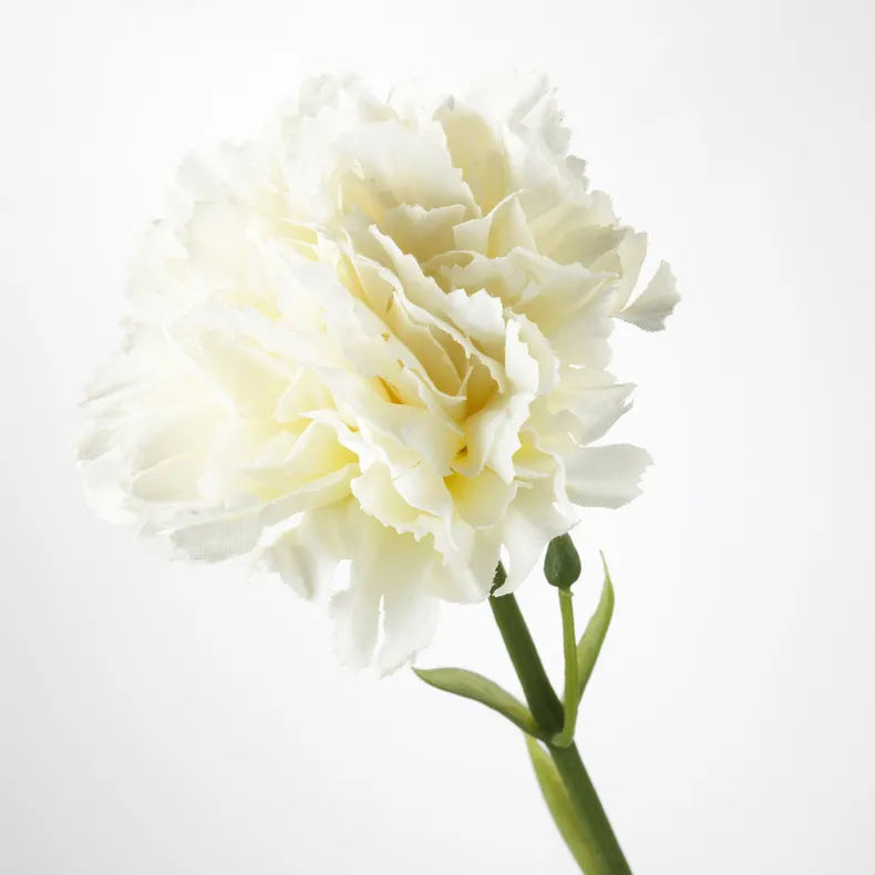 IKEA SMYCKA СМИККА, цветок искусственный, гвоздика / белый, 30 см 203.335.88 фото №3