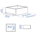 IKEA KOMPLEMENT КОМПЛИМЕНТ, ящик, белый, 50x35 см 302.467.22 фото thumb №4