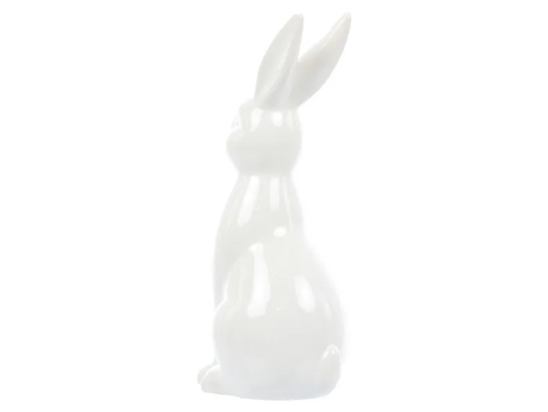 BRW Декоративна фігурка Кролик 18,5 см білий 092546 фото №3