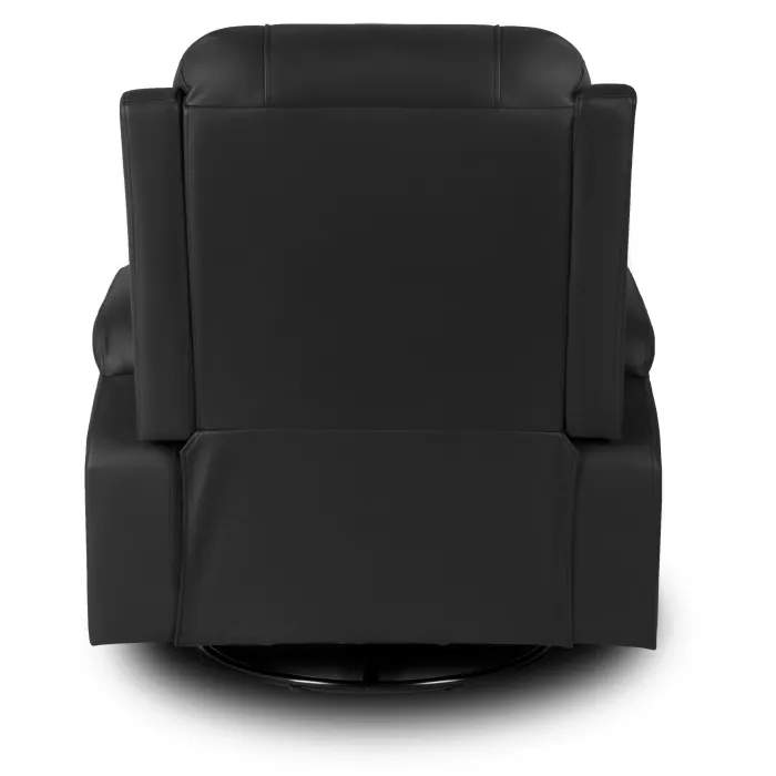 Массажное кресло MEBEL ELITE BOX, экокожа: черный фото №9