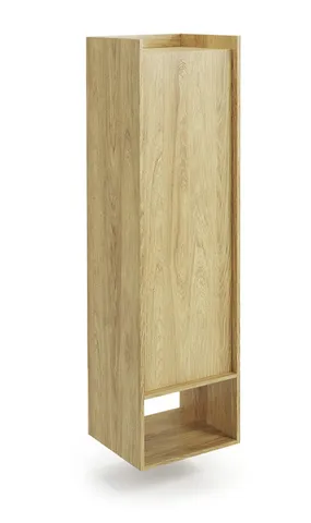 Книжный шкаф HALMAR MOBIUS 1D 50x41 см, натуральный гикори фото