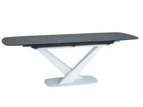 Керамический Столик SIGNAL CASSINO II, чёрный / белый, 90x160 фото