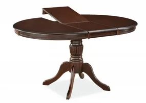 Обеденный стол SIGNAL OLIVIA, тёмный орех, 106x106 фото