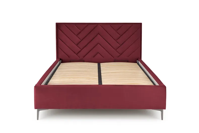 Узголів'я ліжка HALMAR MODULO W1 160 см бордового кольору. Моноліт 59 фото №2