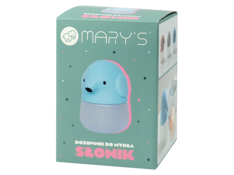 BRW Силиконовый дозатор для мыла Mary's Elephant синий 096854 фото №9