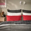 IKEA GURLI ГУРЛІ, чохол на подушку, червоний, 40x58 см 405.526.88 фото thumb №2
