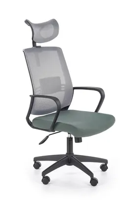 Крісло комп'ютерне офісне обертове HALMAR ARSEN, сірий фото