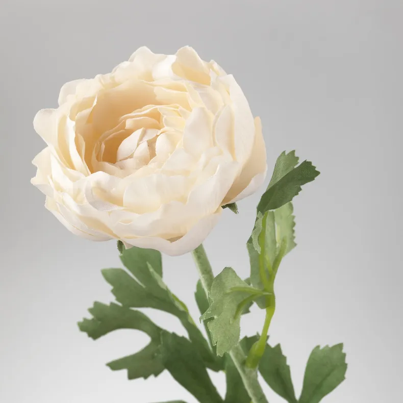 IKEA SMYCKA СМЮККА, штучна квітка, ранункулюс / білий, 52 см 203.357.14 фото №3