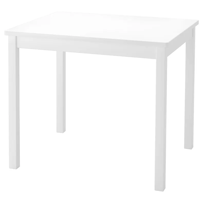 IKEA KRITTER КРІТТЕР, дитячий стіл, білий, 59x50 см 401.538.59 фото №1
