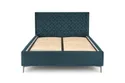 Изголовье кровати HALMAR MODULO W2 160 см темно-зеленого цвета. Монолит 37 фото thumb №3