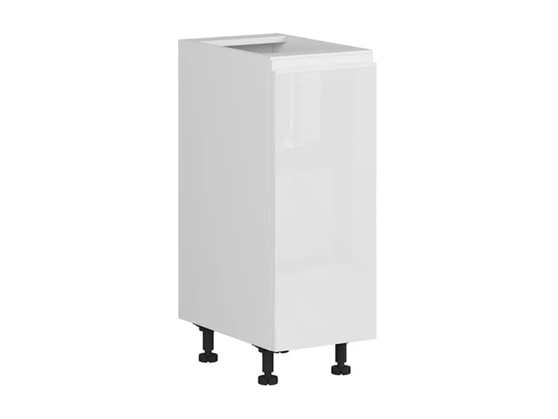 BRW Кухонный шкаф Sole высотой 30 см с корзиной для груза белый глянец, альпийский белый/глянцевый белый FH_DC_30/82_C-BAL/BIP фото №2