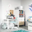 IKEA SMÅSTAD СМОСТАД / PLATSA ПЛАТСА, книжкова шафа, білий береза / з 3 шухлядами, 60x57x123 см 293.879.87 фото thumb №7