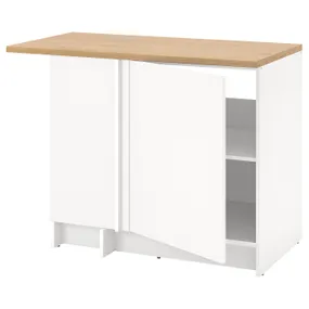 IKEA KNOXHULT КНОКСХУЛЬТ, напольный шкаф угловой, белый, 100x91 см 004.861.29 фото
