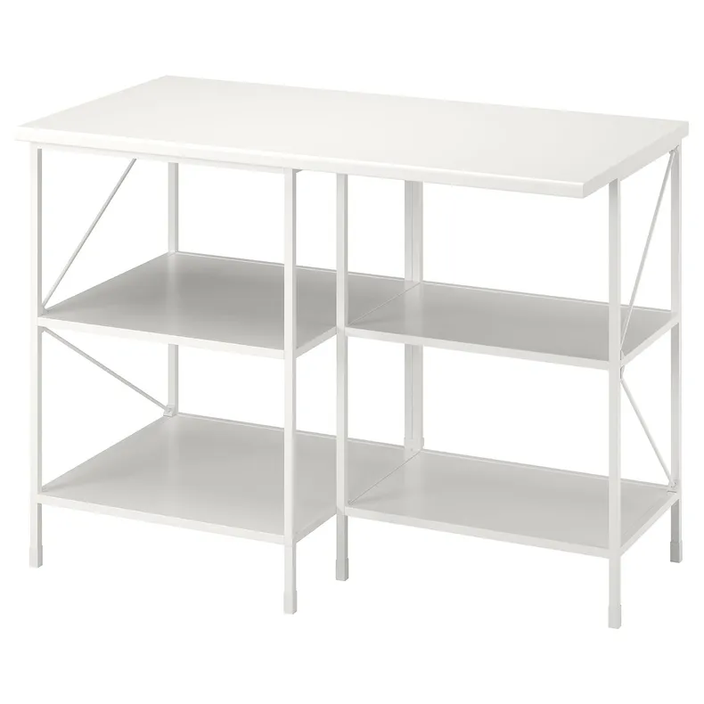 IKEA ENHET ЕНХЕТ, кухонний острівець, білий, 123x63.5x91 см 593.315.69 фото №1