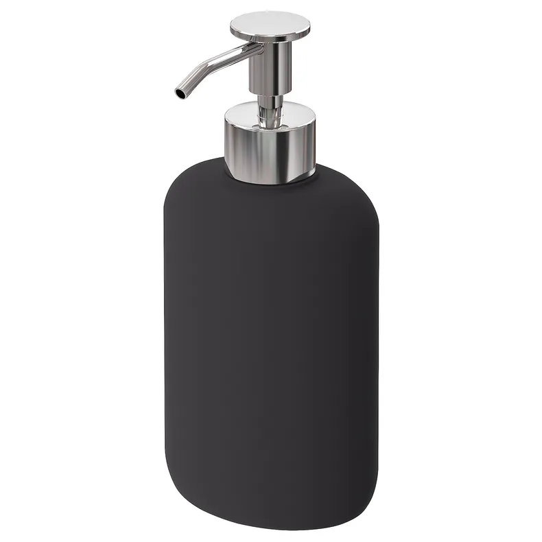 IKEA EKOLN ЭКОЛЬН, дозатор для жидкого мыла, тёмно-серый 404.416.19 фото №1