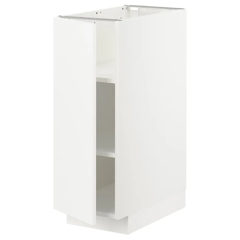 IKEA METOD МЕТОД, напольный шкаф с полками, белый / белый, 30x60 см 594.691.99 фото №1