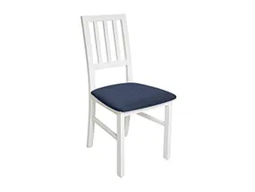 BRW Оксамитовий стілець Asti 2 темно-синій, Soro 76 синій/білий TXK_ASTI_2-TX098-1-SORO_76_BLUE фото