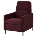 IKEA GISTAD ГІСТАД, крісло розкладне, Ідекулла темно-червона 404.663.89 фото thumb №1