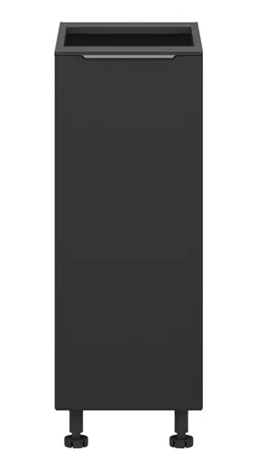 BRW Правосторонний кухонный шкаф Sole L6 30 см черный матовый, черный/черный матовый FM_D_30/82_P-CA/CAM фото